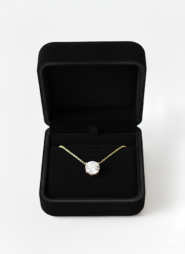 1.5 Carat Lab-Grown Diamond Solitaire Necklace