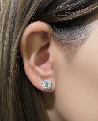 3 Carat Lab-Grown Diamond Studs