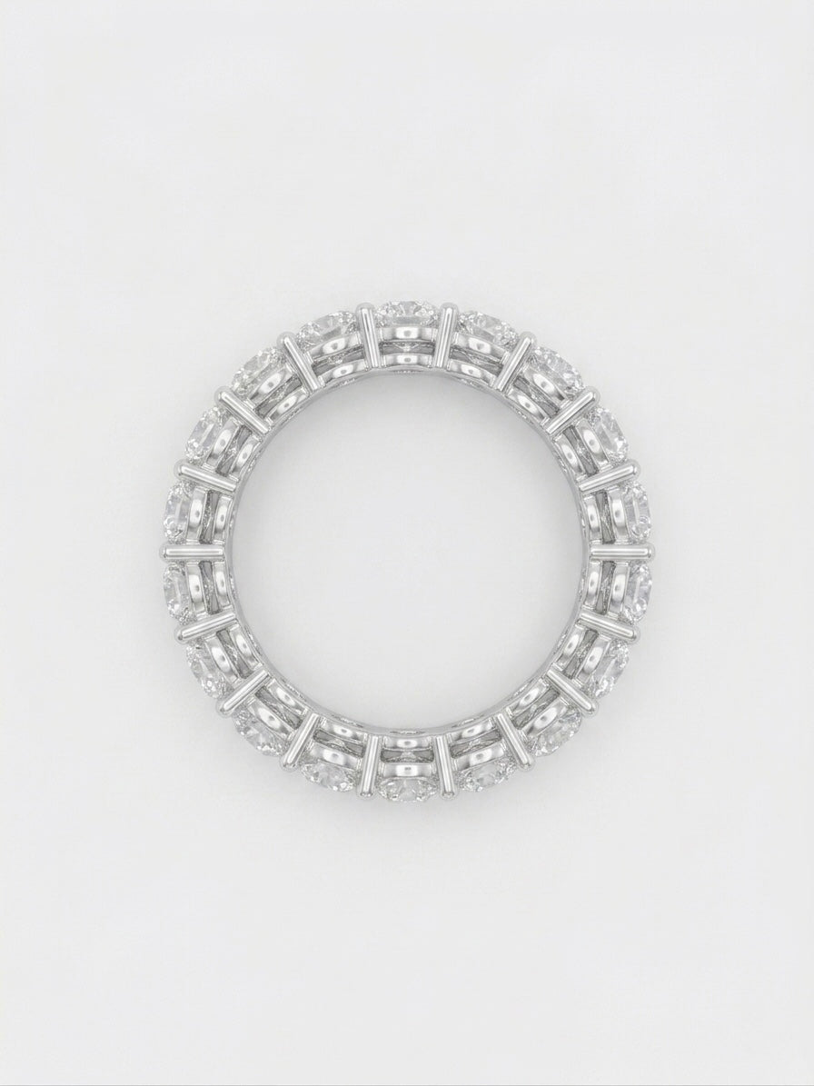 50 Pointer Round Lab-Grown Diamond Eternity Band