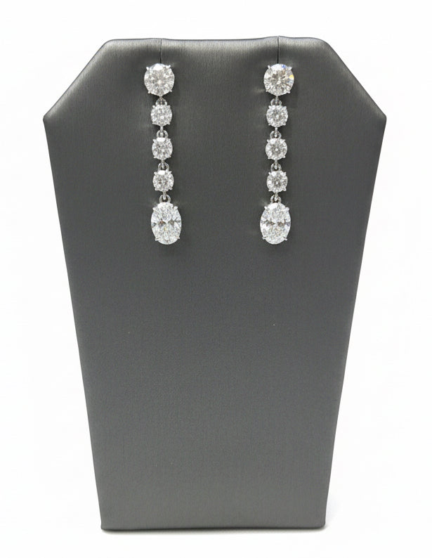 Lab-Grown Diamond Hanging Earrings
