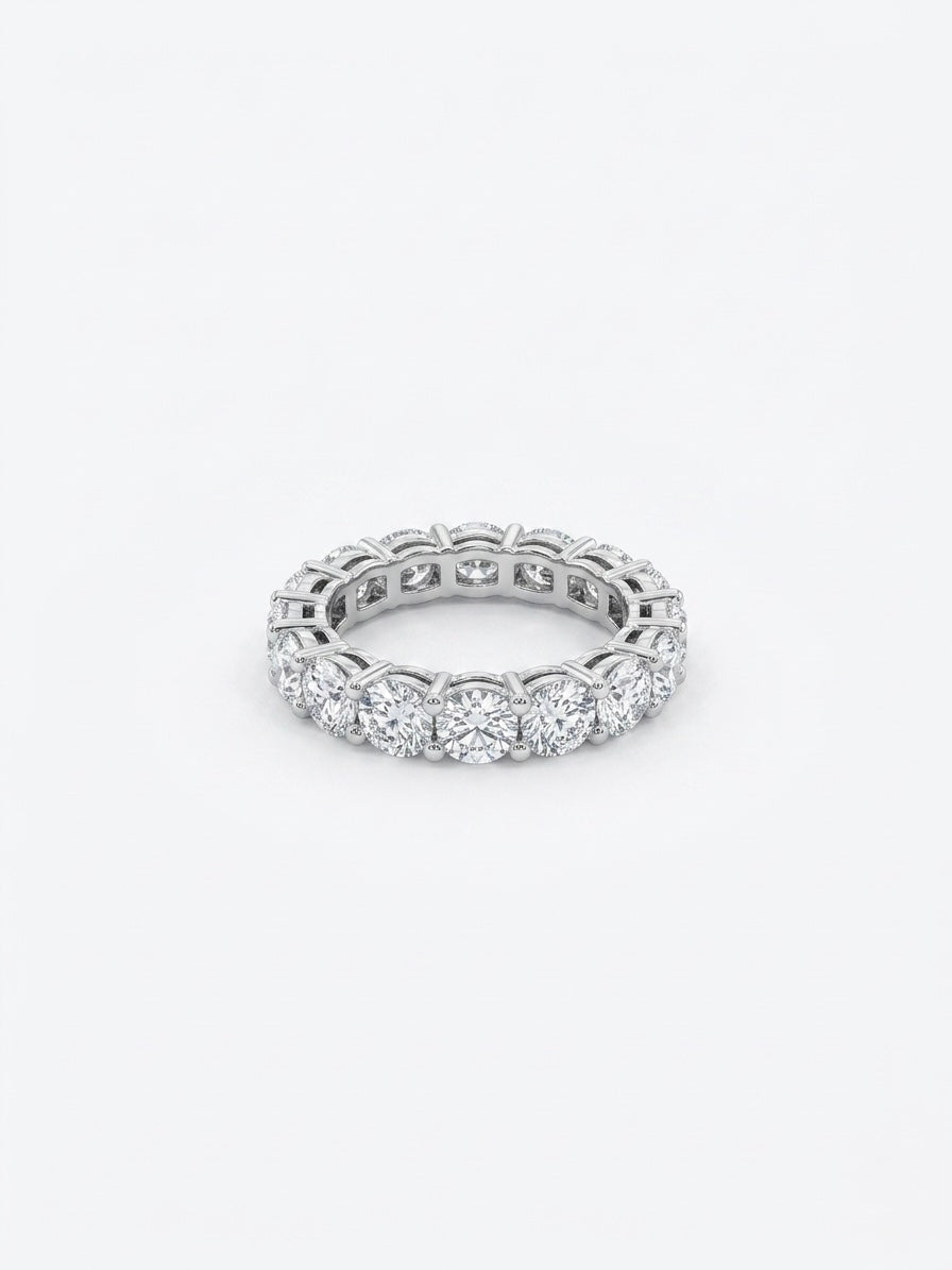 50 Pointer Round Lab-Grown Diamond Eternity Band