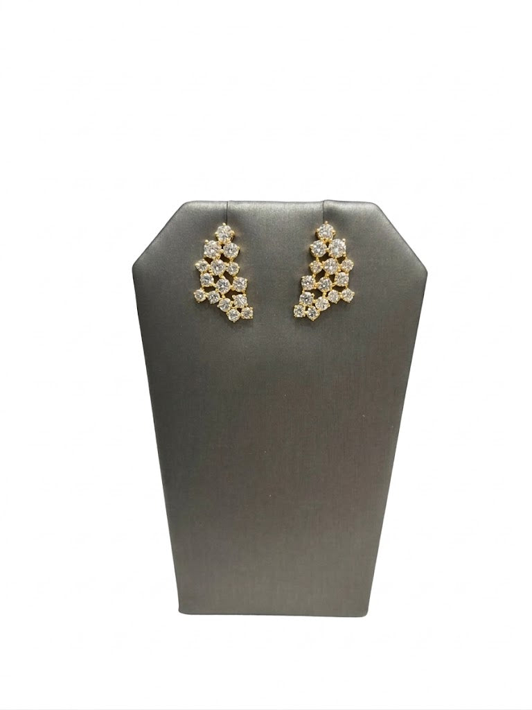 Lab-Grown Diamond Cascade Earrings