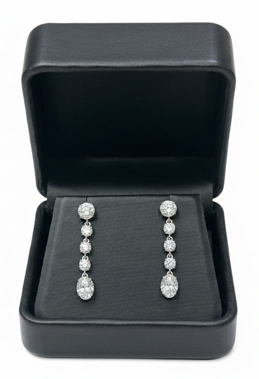 Lab-Grown Diamond Hanging Earrings