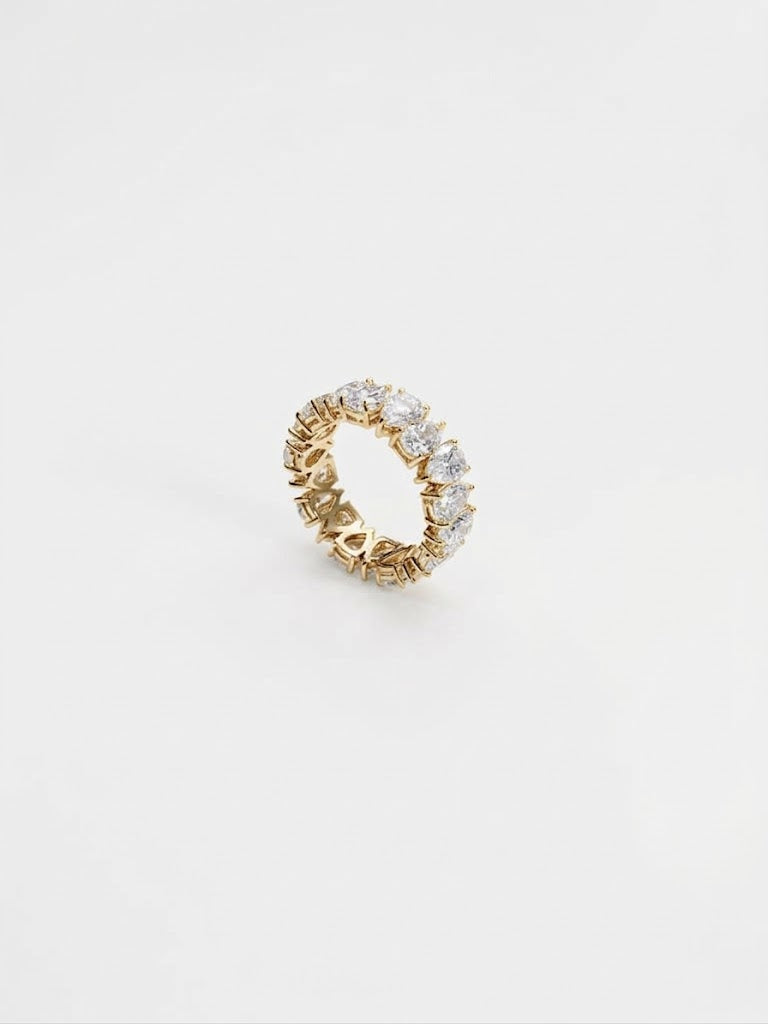 50 Pointer Pear Shaped Lab-Grown Diamond Eternity Band