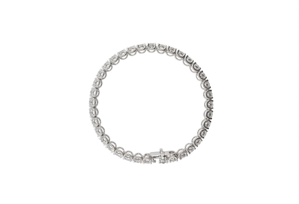 25 Pointer Lab-Grown Diamond U-Shape Tennis Bracelet
