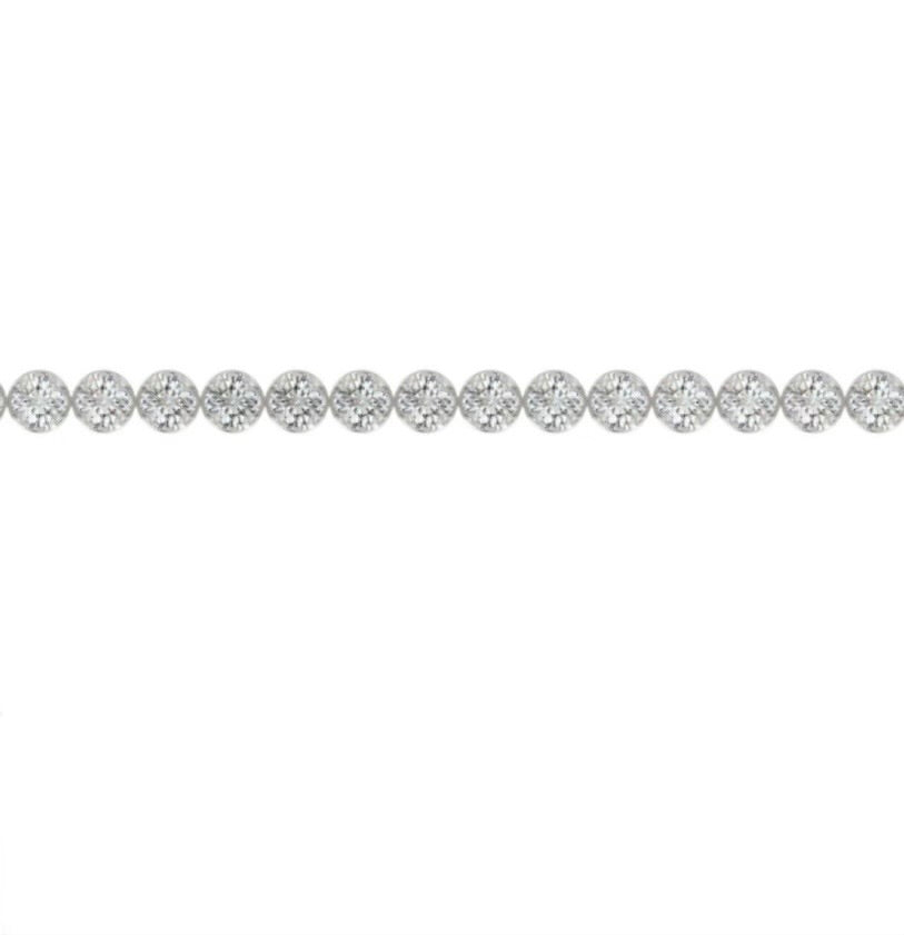 18 Pointer Lab-Grown Diamond Buttercup Tennis Bracelet