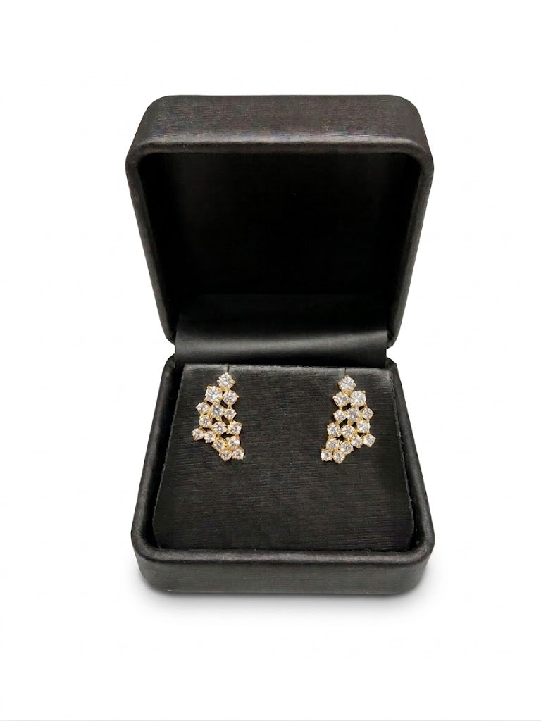 Lab-Grown Diamond Cascade Earrings