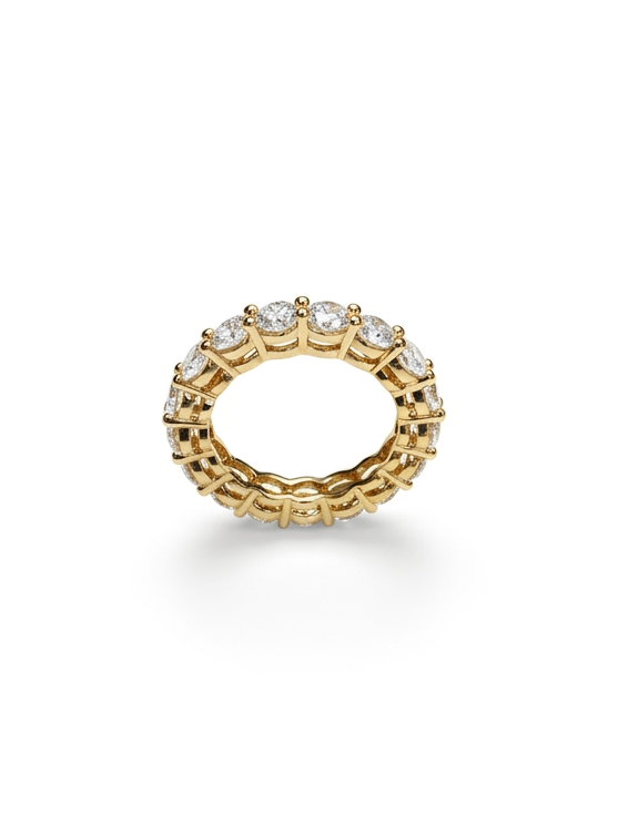 25 Pointer Round Lab-Grown Diamond Eternity Band