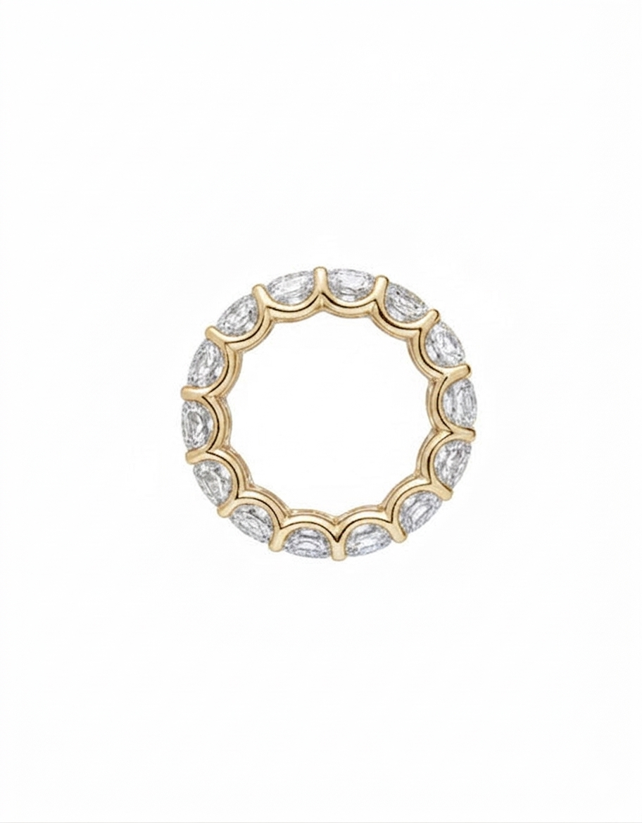 50 Pointer Round Lab-Grown Diamond Eternity Band