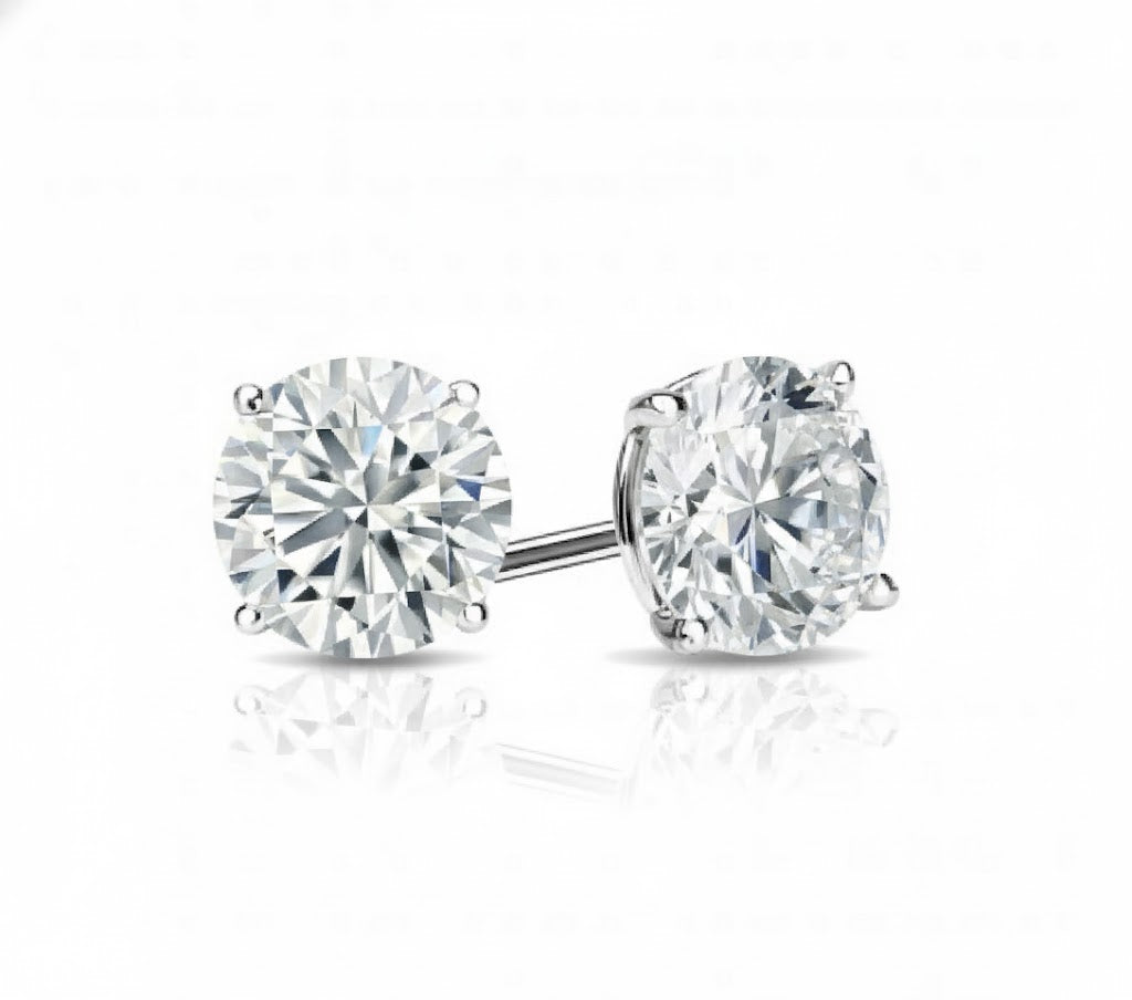 4 Carat Lab-Grown Diamond Martini Studs