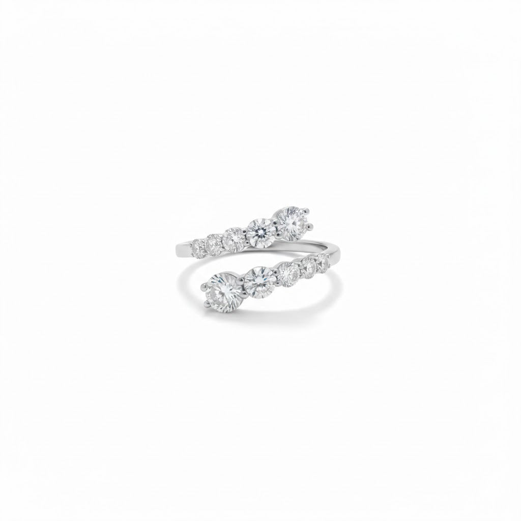 Lab-Grown Diamond Wrap Ring